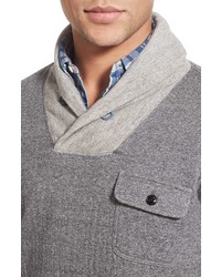 Faherty Cotton Jersey Shawl Collar Sweater