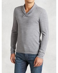 John Varvatos Shawl Collar Sweater