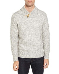 Schott NYC Toggle Shawl Collar Sweater