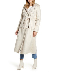 Rachel Parcell Faux Hooded Coat