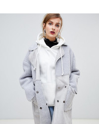 Story Of Lola Faux Shearling Panelled Overcoat