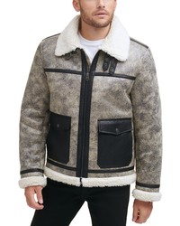 Levi's Faux Fur Collar Moto Jacket