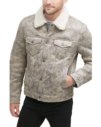 Levi's Faux Trucker Jacket In Grey At Nordstrom