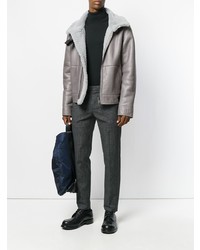 Jil Sander Fur Lined Leather Coat