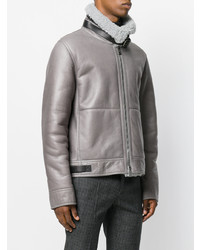 Jil Sander Fur Lined Leather Coat