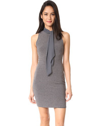 Alice + Olivia Mary Fitted Dress With Neck Tie