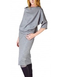 Carnet de Mode Nah Nu Katarzyna Skorek Grey Pencil Dress Surnada