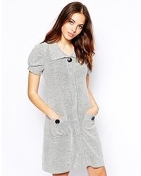 Pussycat London Shift Dress With Big Buttons