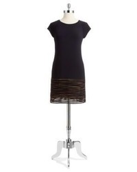 Bailey 44 Sheer Accented Shift Dress