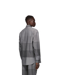 Sunnei Grey Paneled Over Shirt
