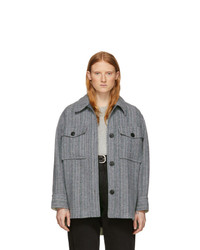 Isabel Marant Etoile Grey Wool Garvey Coat