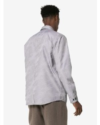 Stone Island Shadow Project Lenticular Zip Up Shirt Jacket