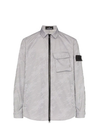 Stone Island Shadow Project Lenticular Zip Up Shirt Jacket