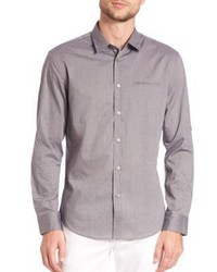 John Varvatos Adjustable Sleeve Slim Fit Shirt
