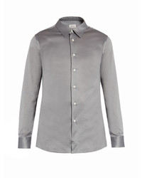Brioni Button Cuff Cotton Jersey Shirt