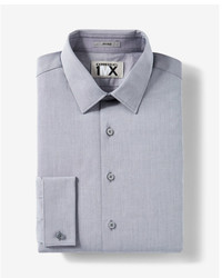 Express Fitted Tech Iridescent French Cuff 1mx Shirt