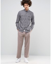 Selected Homme Brushed Double Pocket Shirt