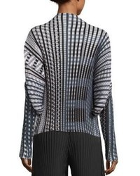 Issey Miyake Pleated Button Front Shirt