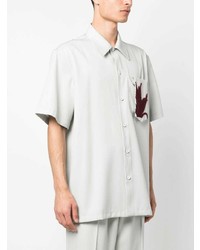 Jil Sander Appliqu Detail Cotton Shirt