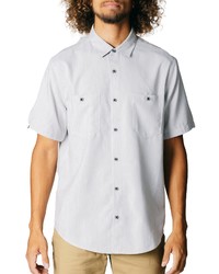 Fundamental Coast Blue Fin Short Sleeve Button Up Shirt