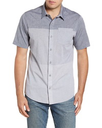 TravisMathew Everythings Fine Regular Fit Short Sleeve Button Up Sport Shirt