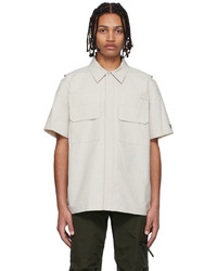 Helmut Lang Grey Cotton Shirt