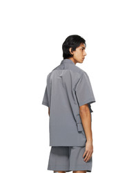 Givenchy Grey Multipocket Short Sleeve Shirt