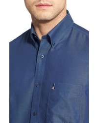 Nordstrom Shop Classic Smartcare Regular Fit Short Sleeve Cotton Sport Shirt