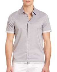 Emporio Armani Short Sleeve Cotton Shirt