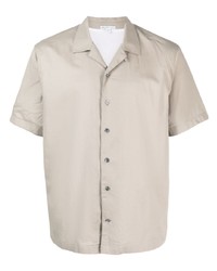 James Perse Short Sleeves Buttoned Poplin Shirt