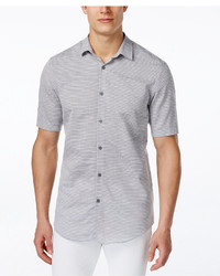 Alfani Slim Fit Striped Short Sleeve Shirt Only At Macys