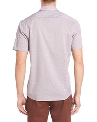 Maker & Company Tailored Fit Dobby Short Sleeve Sport Shirt