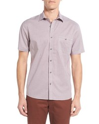 Maker & Company Tailored Fit Dobby Short Sleeve Sport Shirt