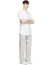 Alexander McQueen White Short Sleeve Shirt