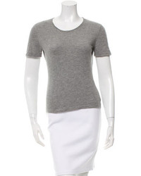 Chanel Cashmere Short Sleeve Top