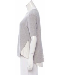 Joseph Short Sleeve Wool Sweater