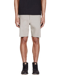 Tom Dixon Adidas By Grey Reversible Raw Edge Shorts