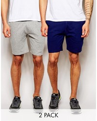 Asos Brand 2 Pack Jersey Shorts Save 17%