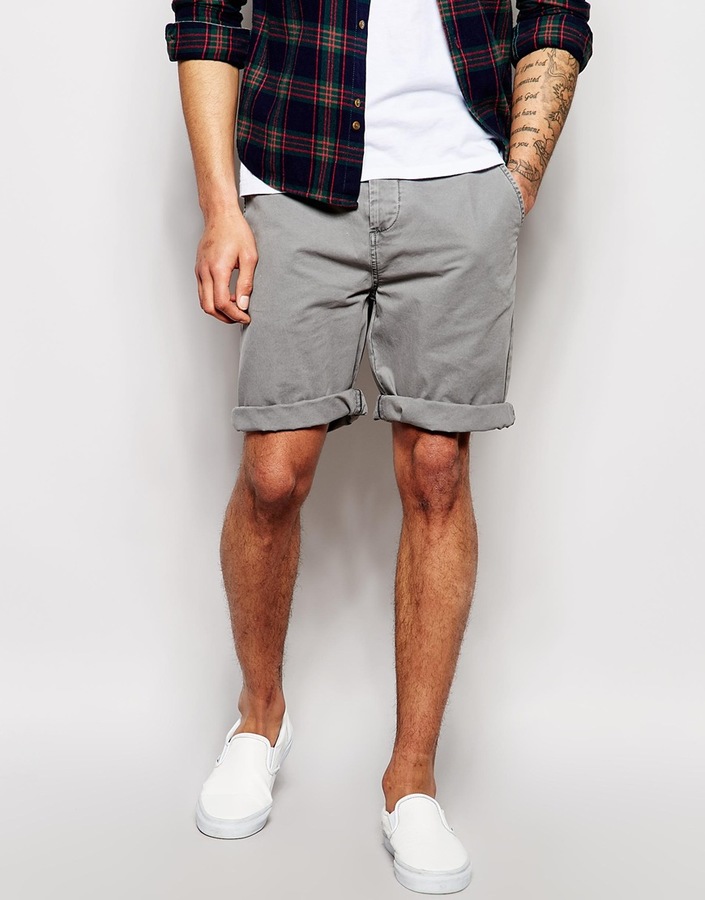Studiet Tanke Betydning Asos Brand Chino Shorts In Longer Length, $31 | Asos | Lookastic