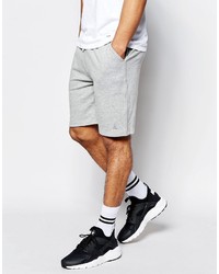 Asos Brand Slim Jersey Shorts With Logo
