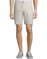 Burberry Brit Flat Front Chino Shorts Gray