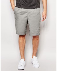 Pull&Bear Chino Shorts In Gray