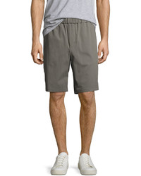 Vince Cotton Blend Pull On Twill Shorts