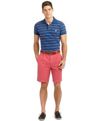 Brooks Brothers Gart Dyed Pleat Front Twill Shorts