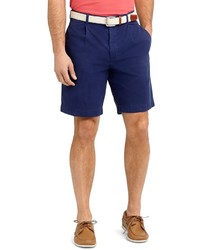 Brooks Brothers Gart Dyed Pleat Front Twill Shorts