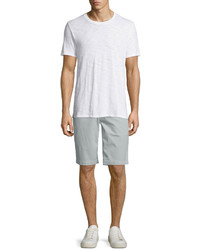 AG Adriano Goldschmied Griffin Flat Front Shorts Light Gray