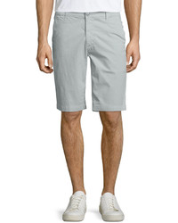 AG Adriano Goldschmied Griffin Flat Front Shorts Light Gray