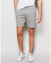 Asos Jersey Shorts With Button Fly Detail