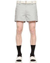 Jil Sander Textured Cotton Canvas Shorts