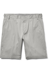 Lanvin Slim Fit Cotton Twill Bermuda Shorts